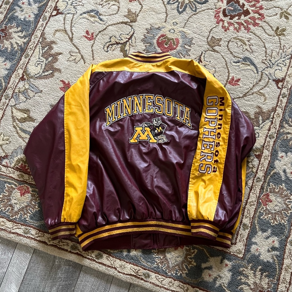 Men’s Minnesota Gophers size XXXL leather jacket